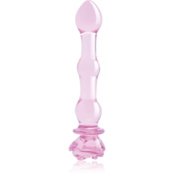 Dream Toys Glaze Glass 8  Rosebud Beaded dildo - imagine 2